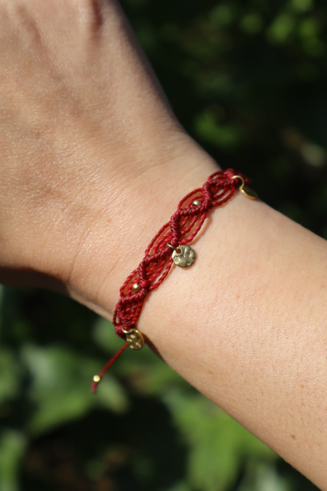 Bracelet en micro-macramé couleur au choix | Esmeralda | Maiana crea