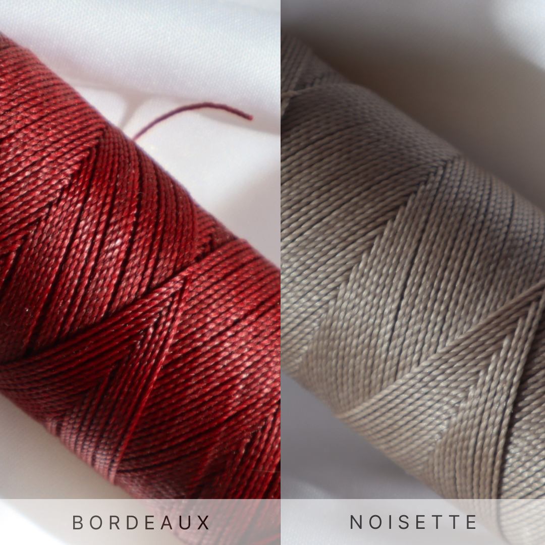 Bracelet en micro-macramé avec péristérite | Venise | Maiana crea