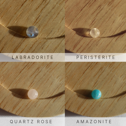 amazonite quartz rose peristerite labradorite